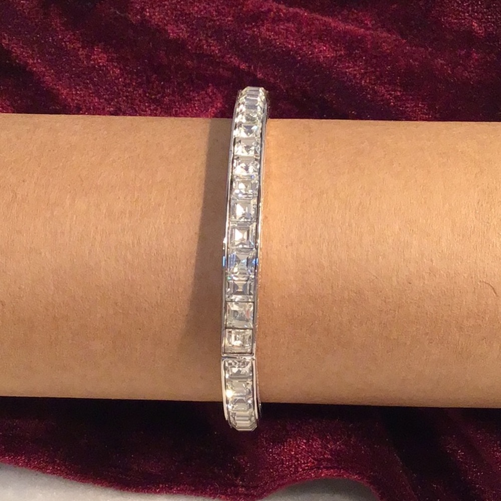 Vintage crystal bangle bracelet